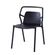 26 Kit 2 Cadeiras Empilhavel Enjoy Rivatti 53 cm -Largura- Polipropileno -PP- Preto com Protecao UV